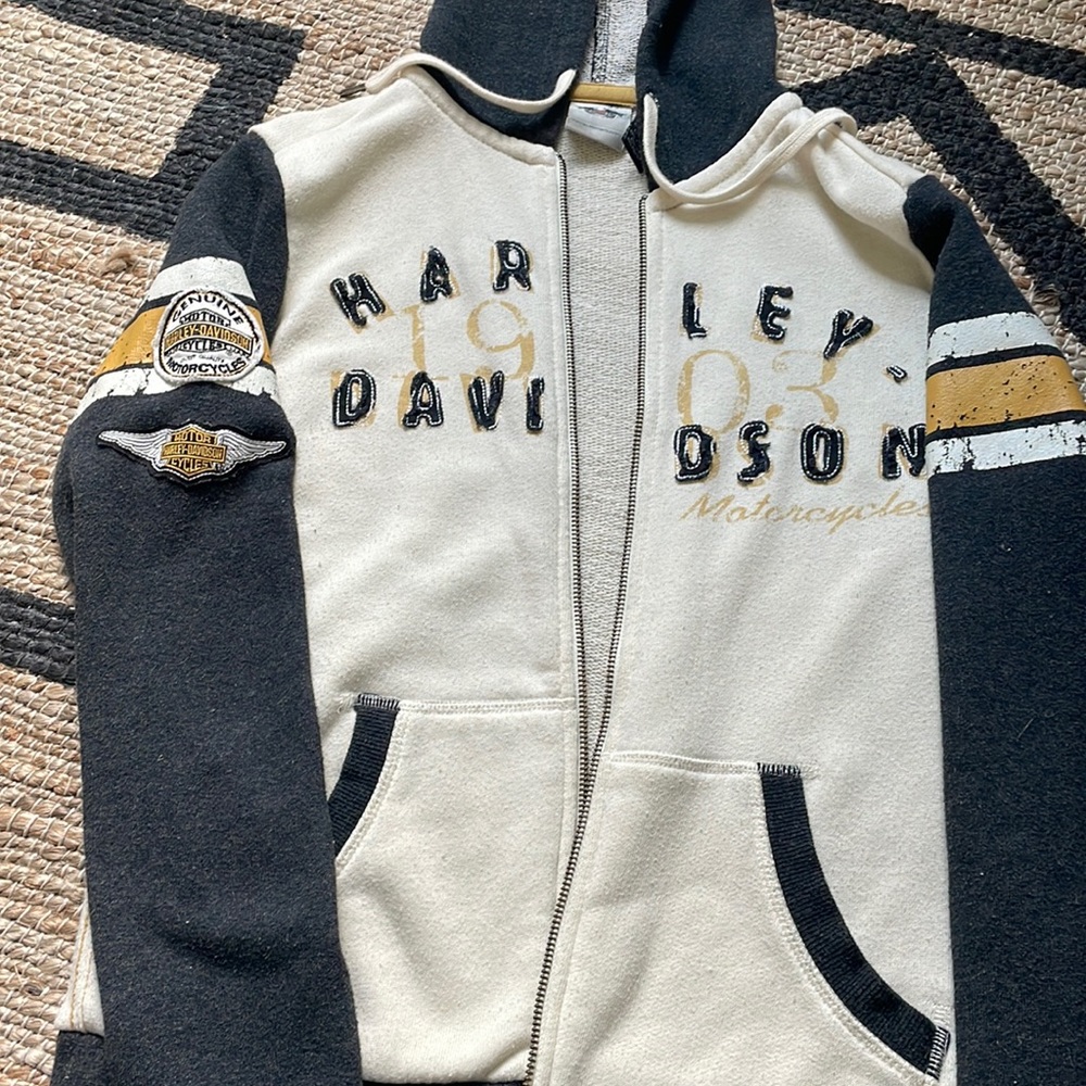 Hooded Harley David jacket